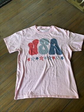 Sassy Shortcake size S USA pink short sleeve top